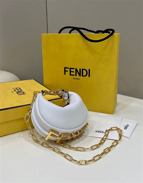 fendi first nano|fendi fendigraphy nano shoulder bag.